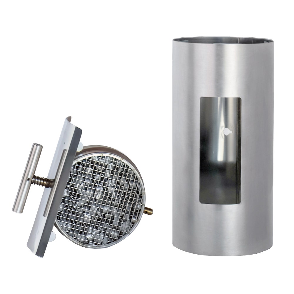 ABCAT® Houtrookfilter Ø130x300mm RVS