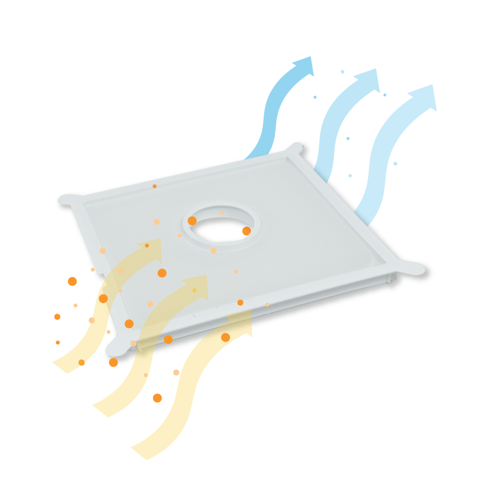 Filtermat Ventilator geschikt voor Helios ELF ELSD 00587 (2St.)