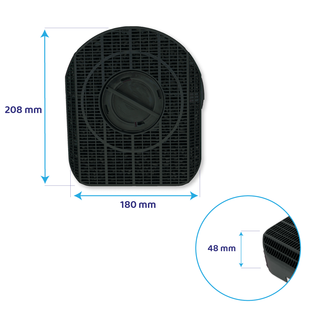 AEG Koolstoffilter MCFE14 / 9029800605 (2St.)